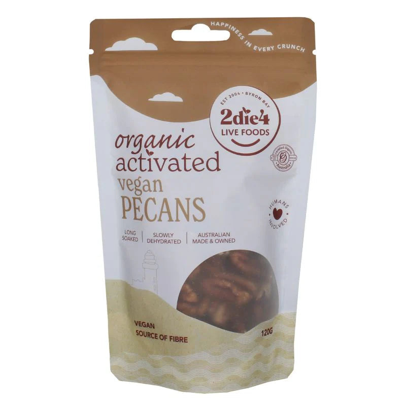 Organic Activated Pecans - Raw, Unsalted, Non-GMO, Keto & Paleo Friendly - Perfect for Snacking, Baking & Healthy Recipes