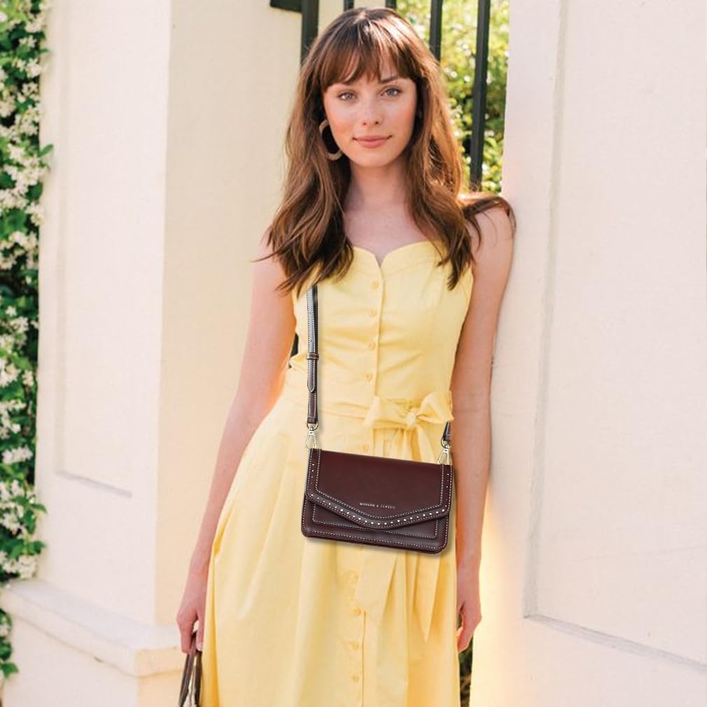 Vegan Leather Crossbody Bags for Women - Small Shoulder Handbag Purse | Perfect for Everyday Use, Travel & Shopping