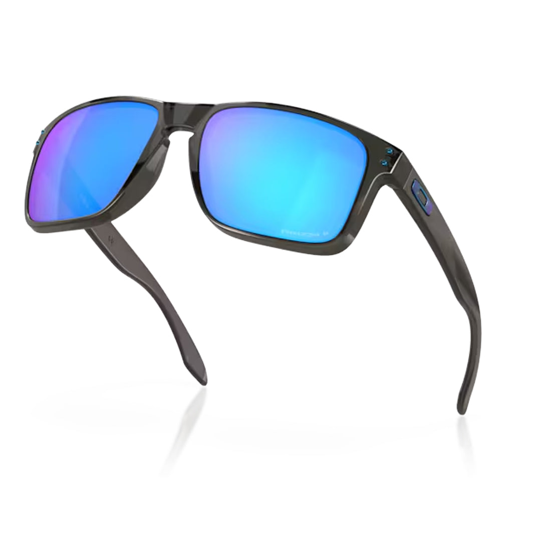 Oakley Holbrook XL Sunglasses - Polished Black Frame with Prizm Sapphire Lenses for UV Protection | Stylish Men's & Women's Shades for Outdoor Sports, Driving & Beach Activities