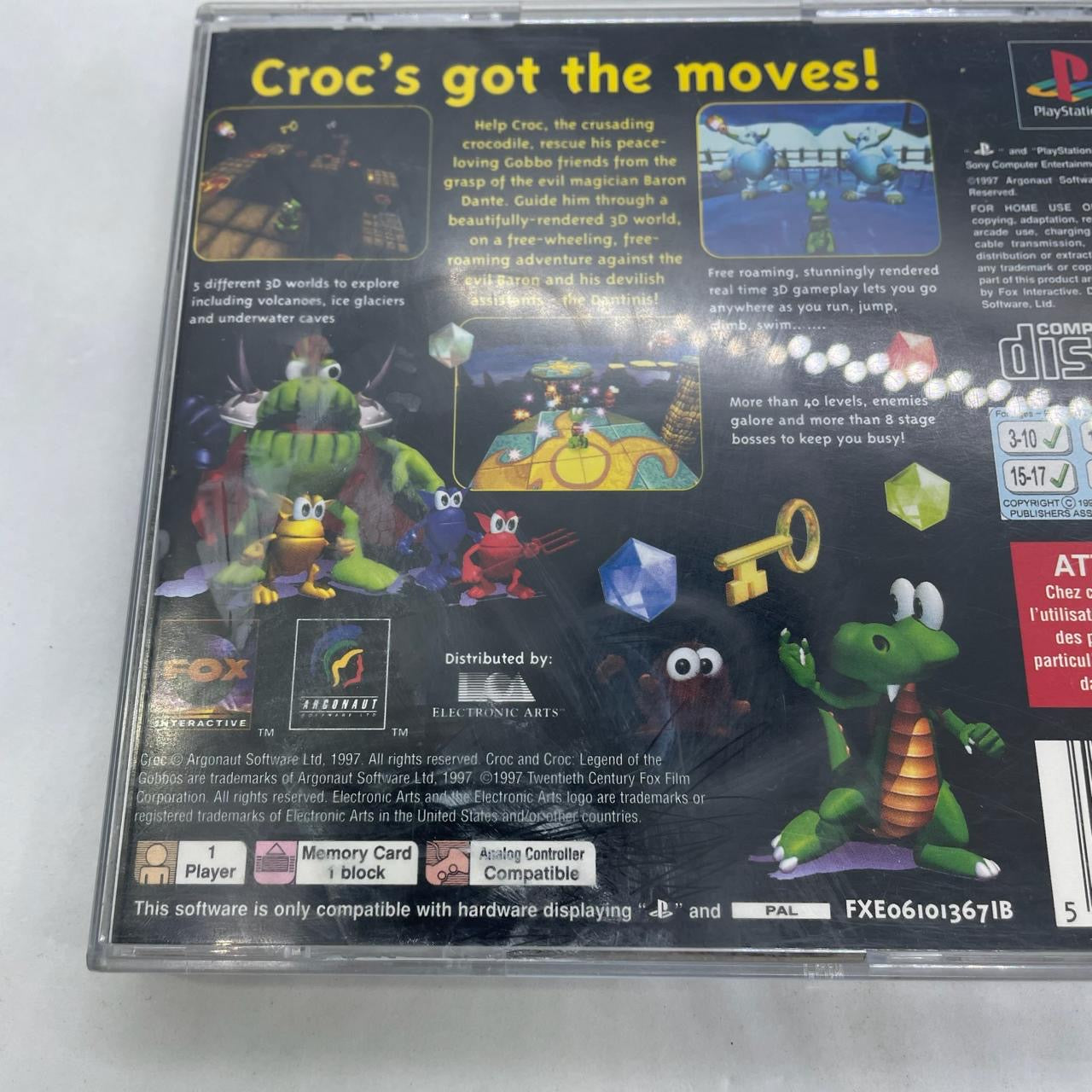 Legend of the Gobbos PS1 Game for Playstation 1 - Complete with Manual (PAL Version) - Retro Gaming Collectible for Classic PlayStation Enthusiasts