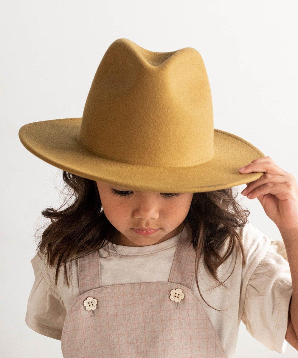 WES Kids Fedora Hat - Stylish & Comfortable Sun Hat for Boys & Girls - Perfect for Outdoor Play, Beach, and Party Events