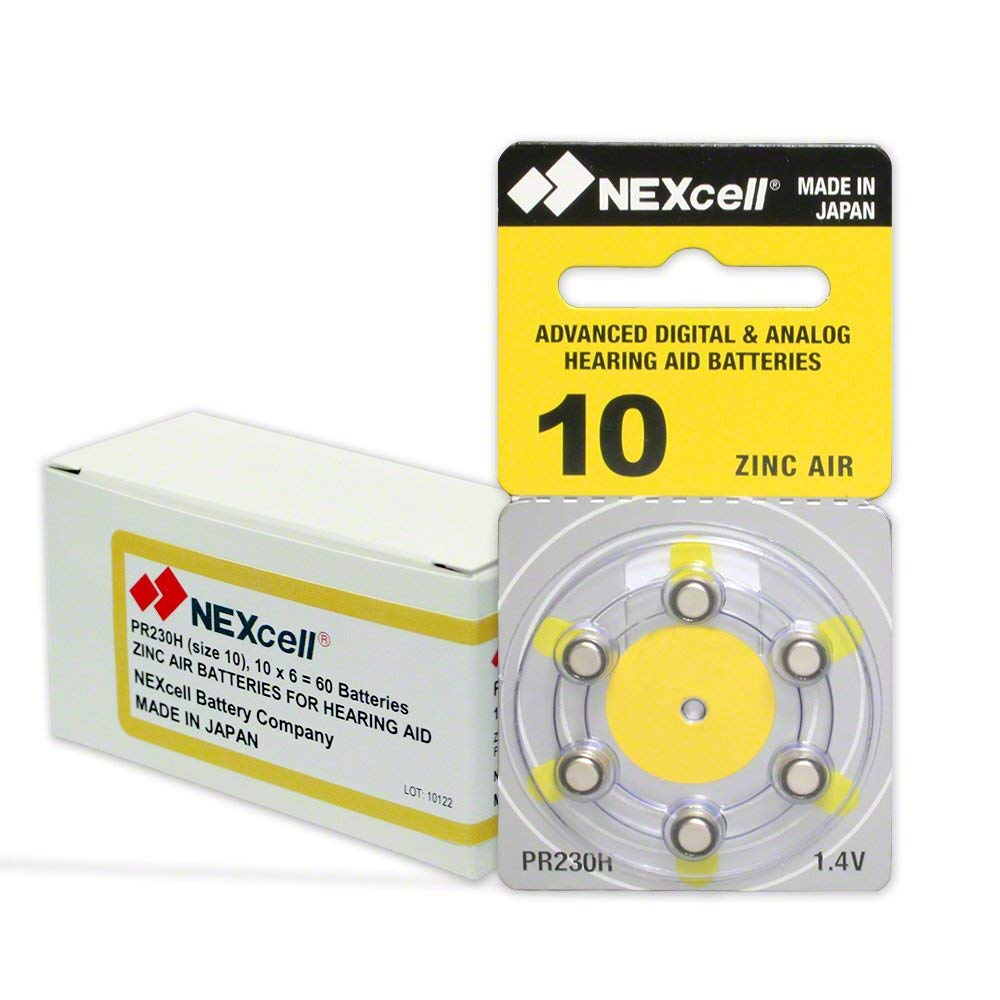 Premium Size 10 Hearing Aid Batteries (PR70) - 60 Pack | Long-Lasting Zinc-Air Power for Hearing Devices | Perfect for Travel, Daily Use & Emergency Backup