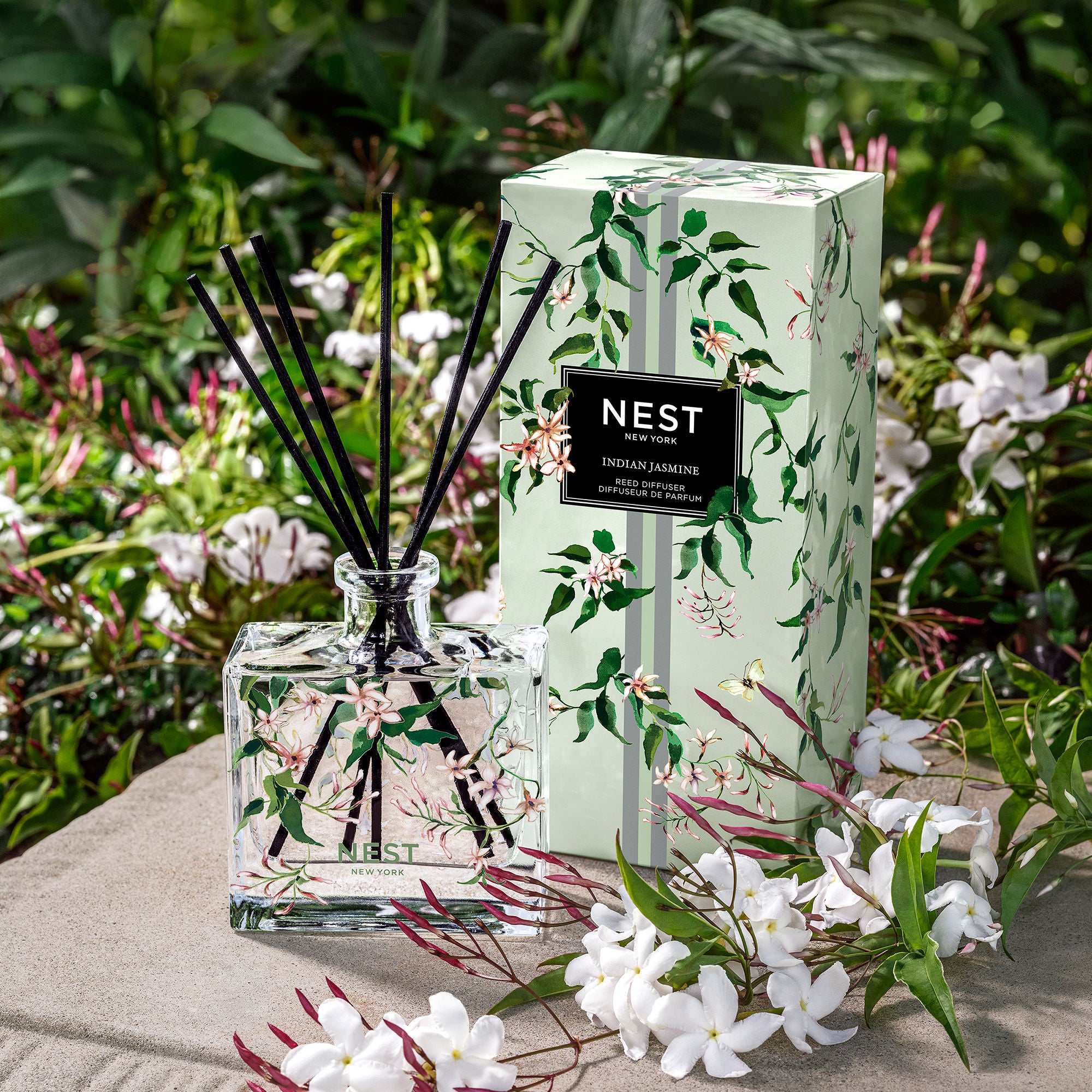 Premium Indian Jasmine Essential Oil Diffuser for Aromatherapy - Relaxing Home & Office Scent for Stress Relief & Better Sleep
