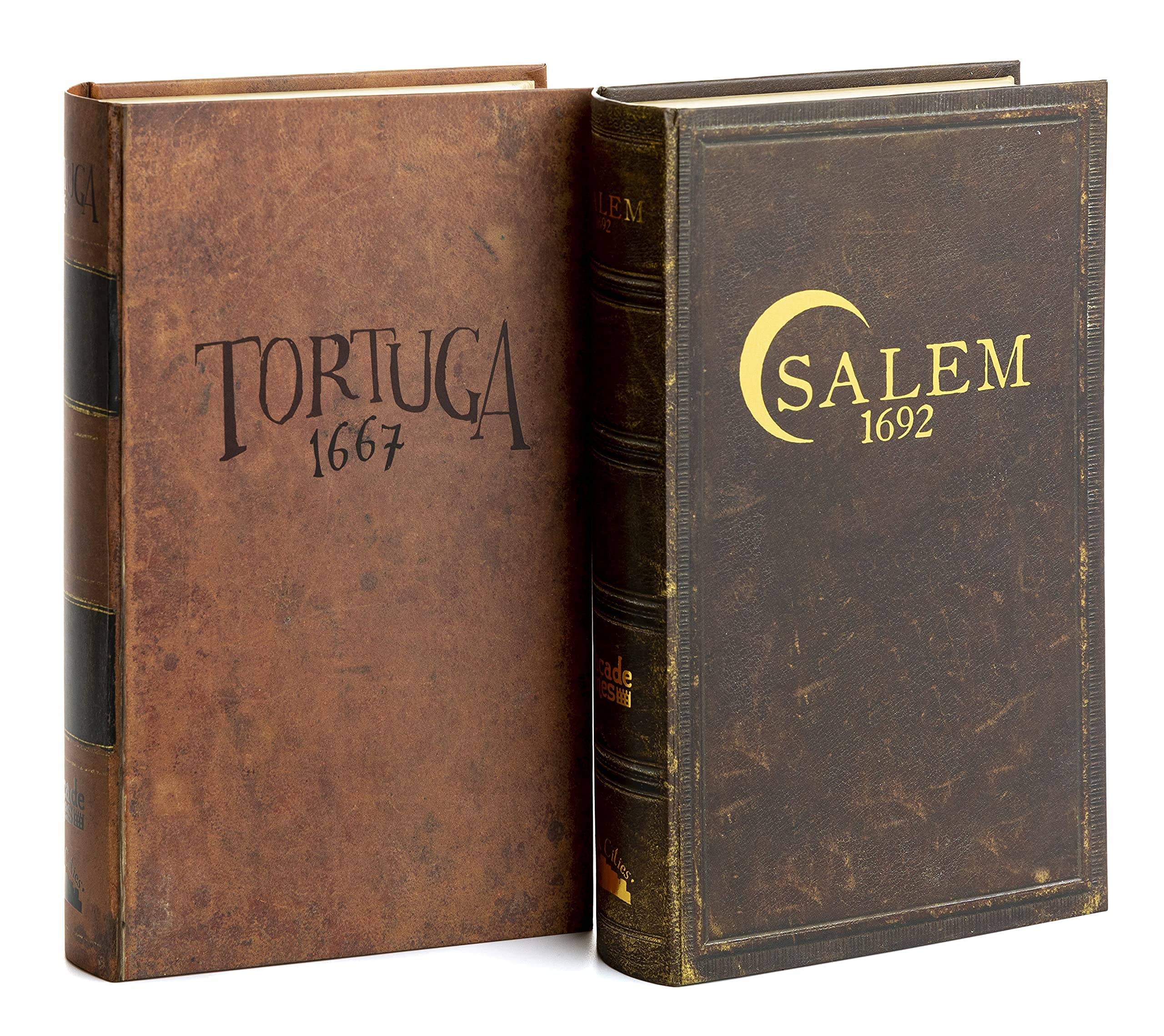Salem 1692 & Tortuga 1667 Strategy Board Game Bundle - for Game Nights & Parties