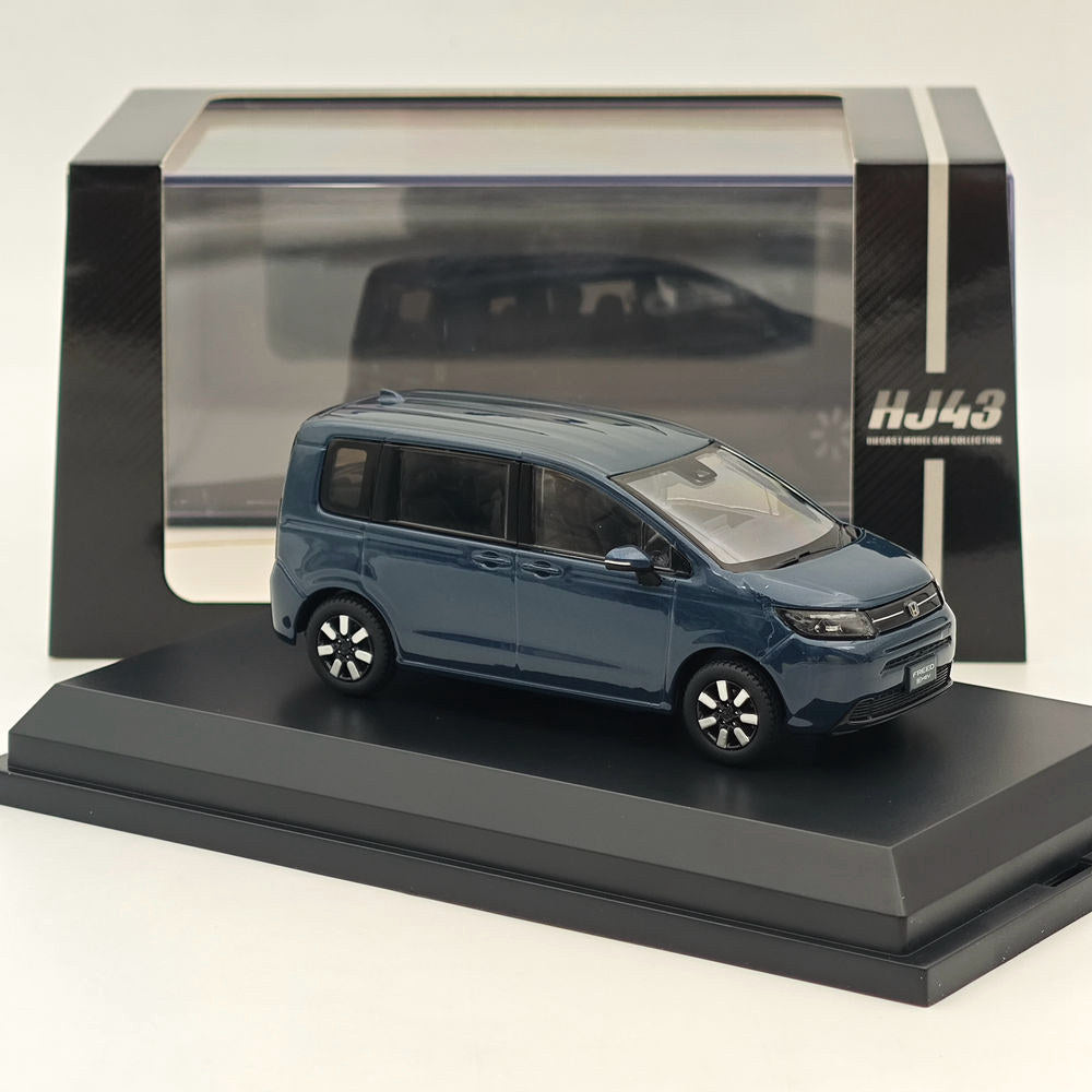 1/43 Scale Honda FREED Seabed Blue Pearl Diecast Model Car - Hobby Japan HJ431009SB - Collectible Miniature Vehicle for Display & Gifts