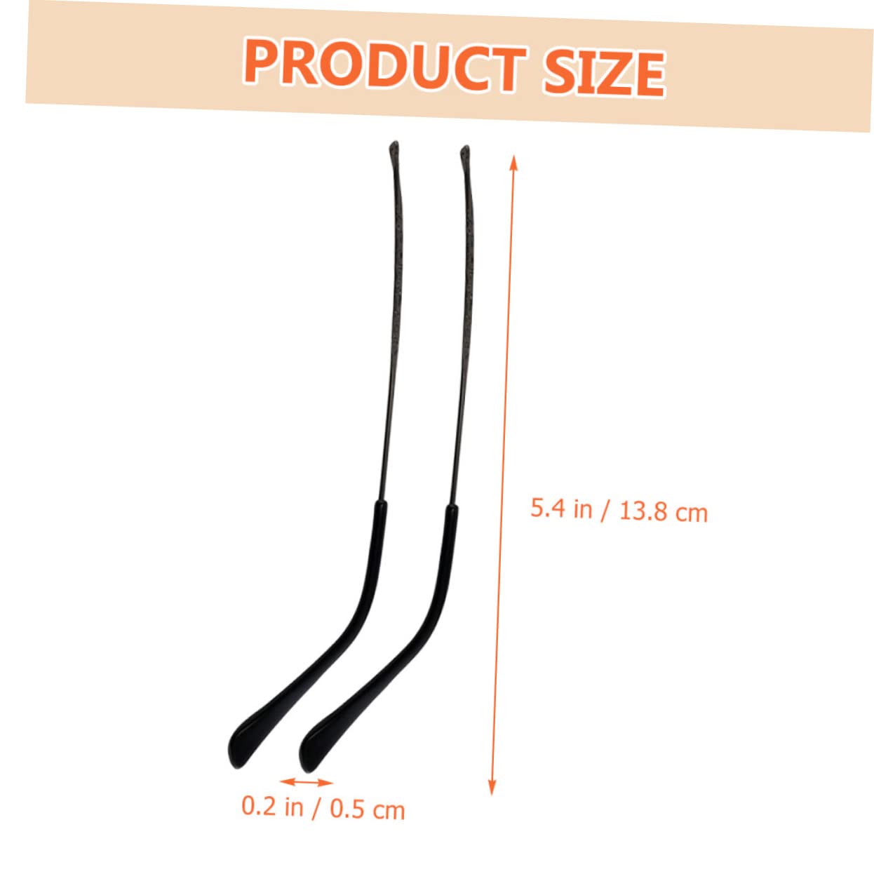 SOLUSTRE 3 Pairs Glasses Arm Covers, Replacement Temple Tips for Eyeglasses, Comfortable Ear Cushions for Metal Frames - Perfect for Reading, Working & Long Wear Comfort