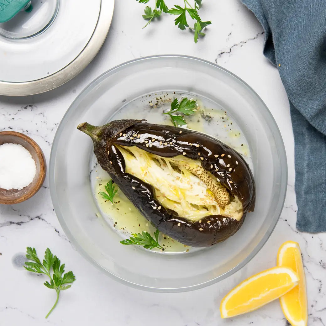 How to Microwave Eggplant Perfectly - Quick & Easy Recipe for Healthy Meals | Ideal for Meal Prep, Snacks & Vegan Dishes