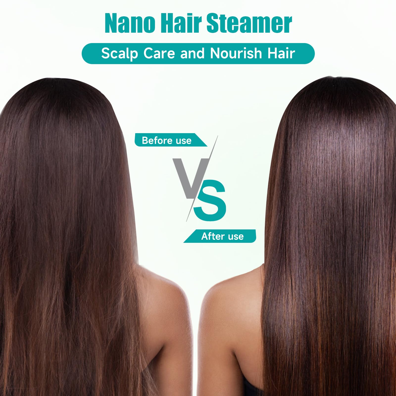 Professional Nano Hair Steamer Gun - Multifunctional Hair & Face Moisturizing Humidifier for Salon & Home Use | Hair Styling, Deep Conditioning & Skin Care Tool