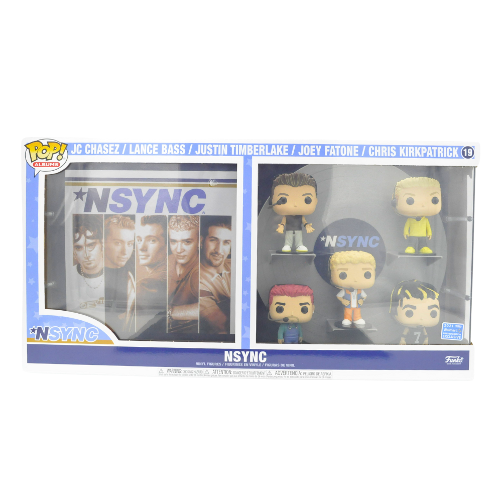 Funko Pop! NSYNC Debut Album Vinyl Figure - Walmart Exclusive (Full Band, Deluxe Albums) - Perfect for Music Fans & Pop Culture Collectors