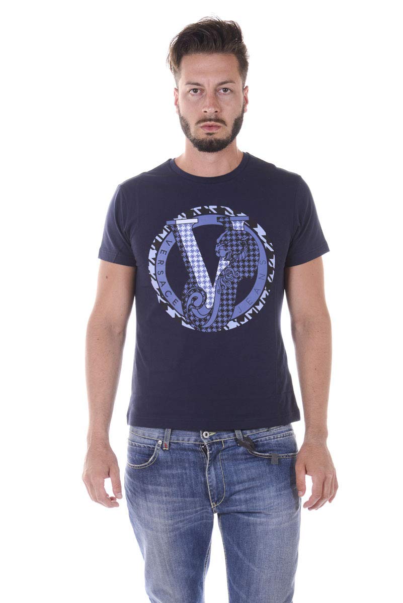 Versace Jeans Men's Graphic T-Shirt B3GQA742 - Stylish Casual Wear for Men | Perfect for Everyday Outfits, Parties & Date Nights