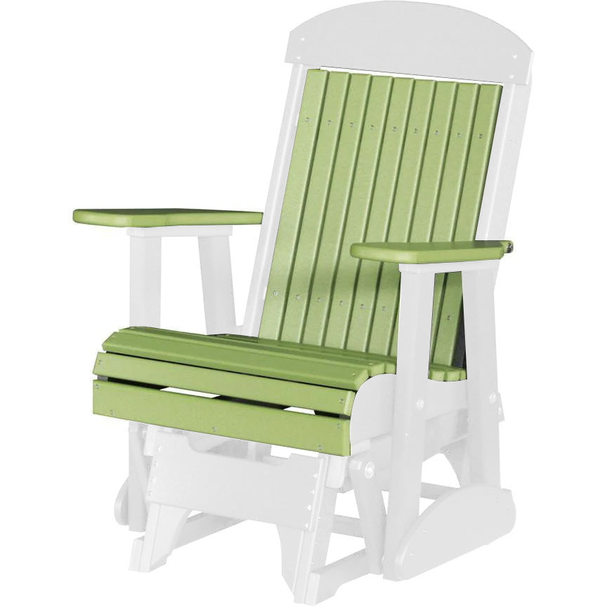 Lime Green on White