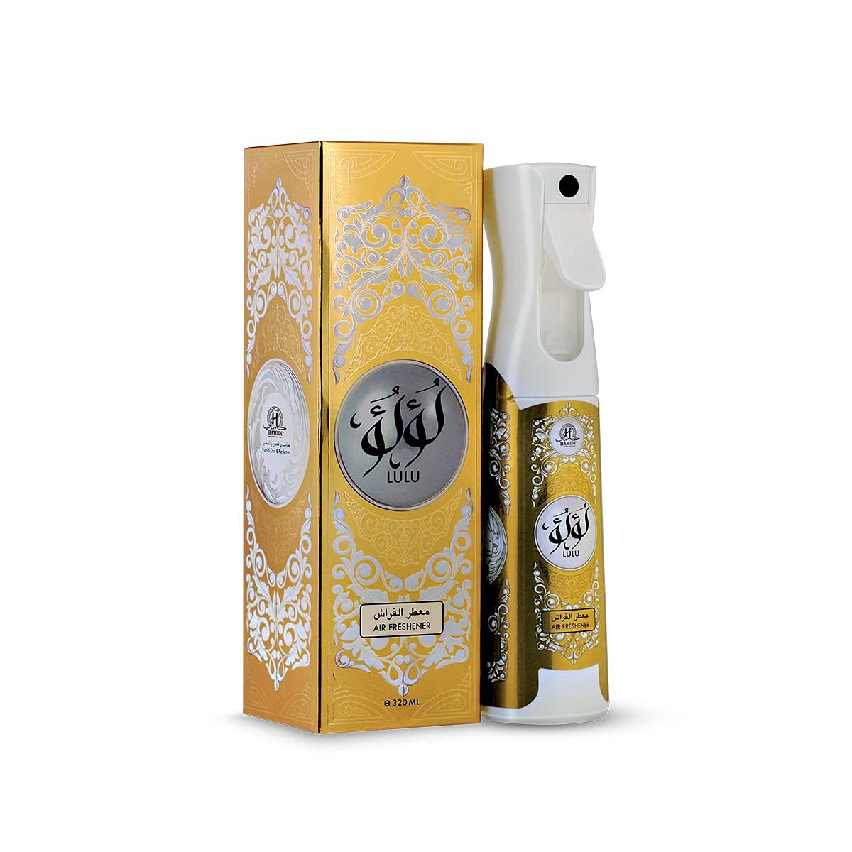 Premium HAMIDI Lulu Car Air Freshener - 320ml Long-Lasting Fragrance for Vehicles, Home & Office | Eliminates Odors in Cars, Closets & Small Spaces