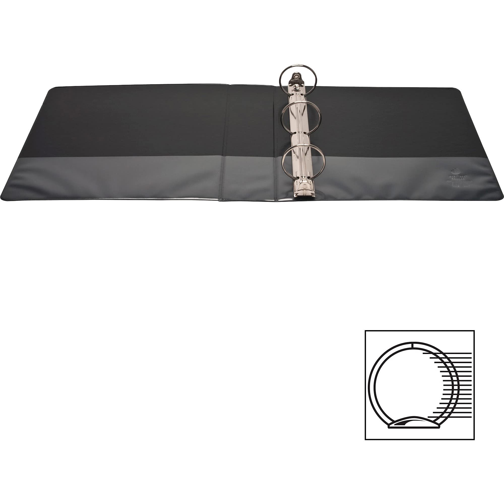2 Inch 3-Ring Binder 12 Pack - Heavy Duty Black Binders for School, Office & Home - Holds 475 Sheets, Clear View Customizable Cover - Perfect for Presentations, Reports & Organizing Documents