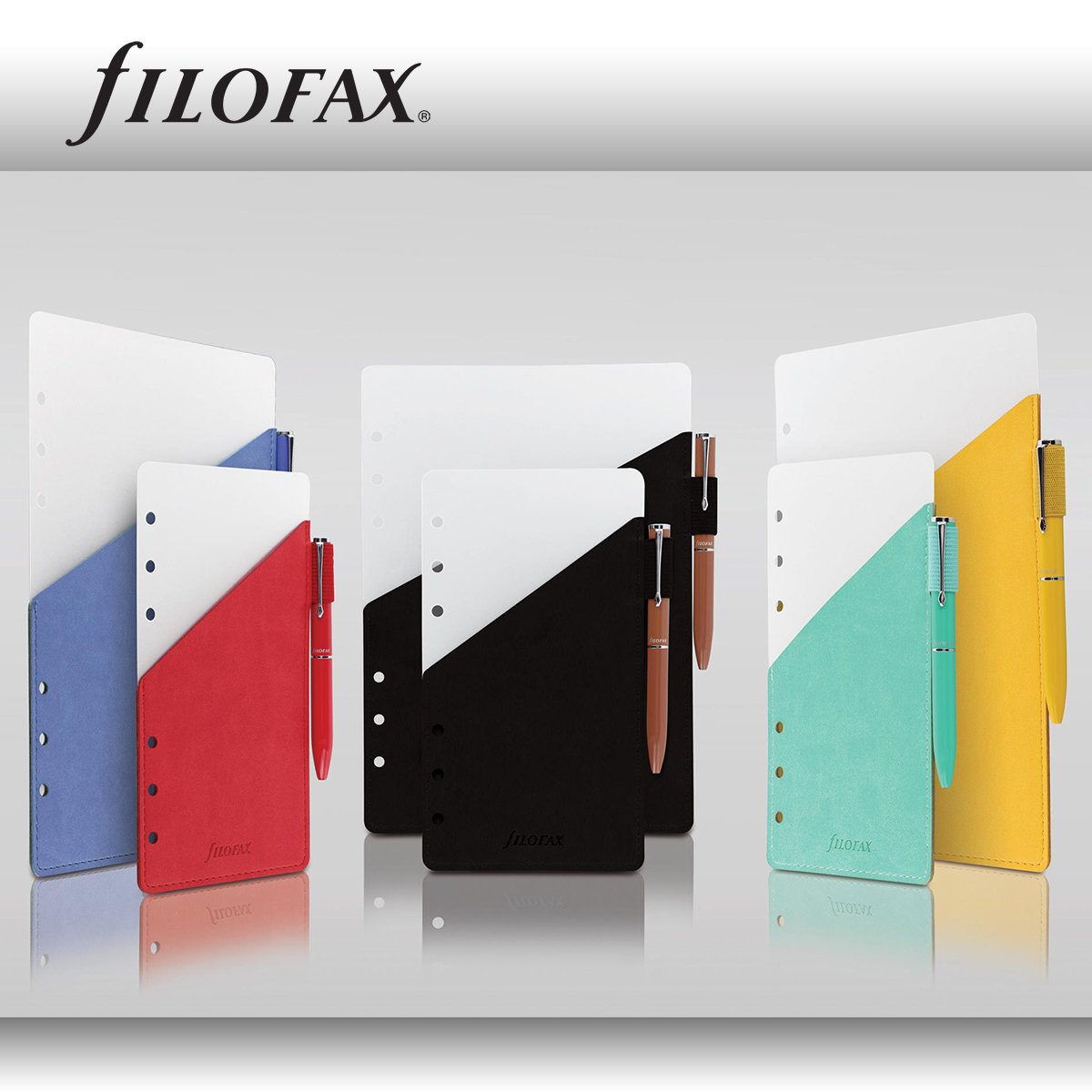 Original Filofax A5 Organizer with Pen Loop - Red Leather Planner for Work, School & Personal Use - Perfect for Daily Scheduling, Note-Taking & Productivity
