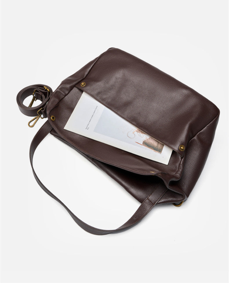 Premium Soft Leather Tote Bag for Women - Stylish & Durable Everyday Handbag - Perfect for Work, Travel & Shopping