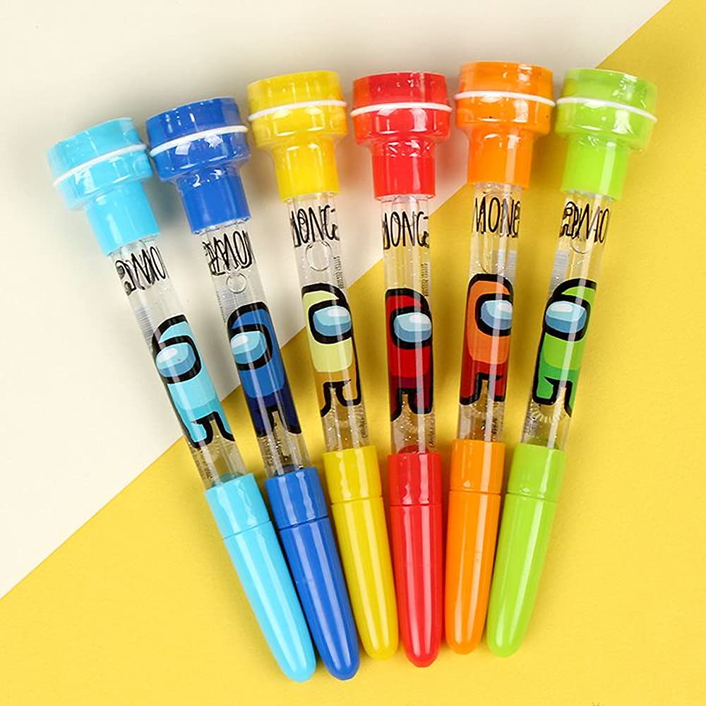 Among Us 3-in-1 Bubble Stamp Pen - for Office & School Use