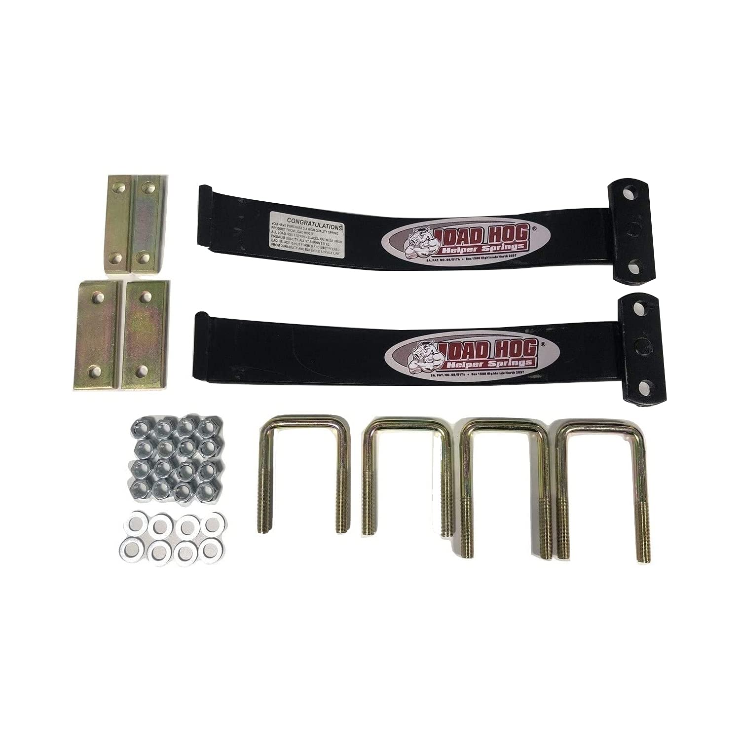 Heavy Duty Load Hog Helper Leaf Springs for Ford Bronco II 4x2 (1982-1991) - 450kg Extra Load Capacity Suspension Spring | Truck Overload Assistance for Towing & Hauling