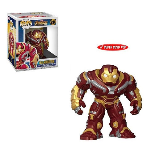 Funko Pop! Avengers Infinity War 6-Inch Hulkbuster #294 Vinyl Figure - Collectible Marvel Superhero Toy for Fans & Gift Idea - Perfect for Display, Home Decor, and Comic Book Collections
