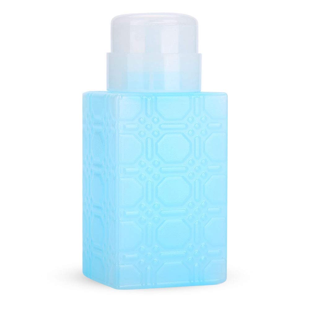 Empty Nail Art Pump Bottle - Easy Push Down Liquid Dispenser for Nail Polish & Makeup Remover | Perfect for Salon, Home Manicure & Beauty Storage