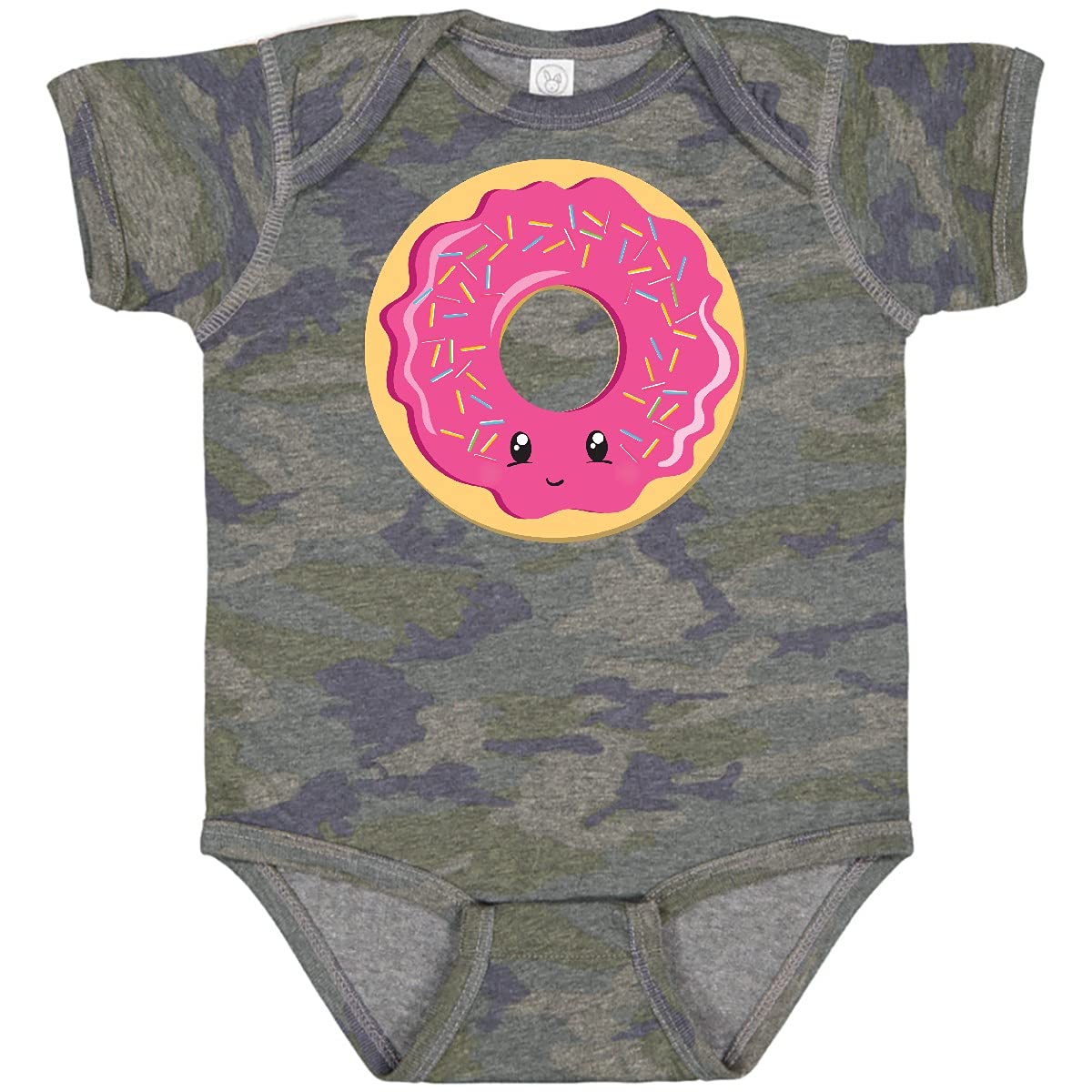 Inktastic Hot Pink Donut Baby Bodysuit - Cute Unisex Infant Onesie for Newborns & Toddlers - Perfect for Birthday Parties, Photo Shoots & Everyday Wear