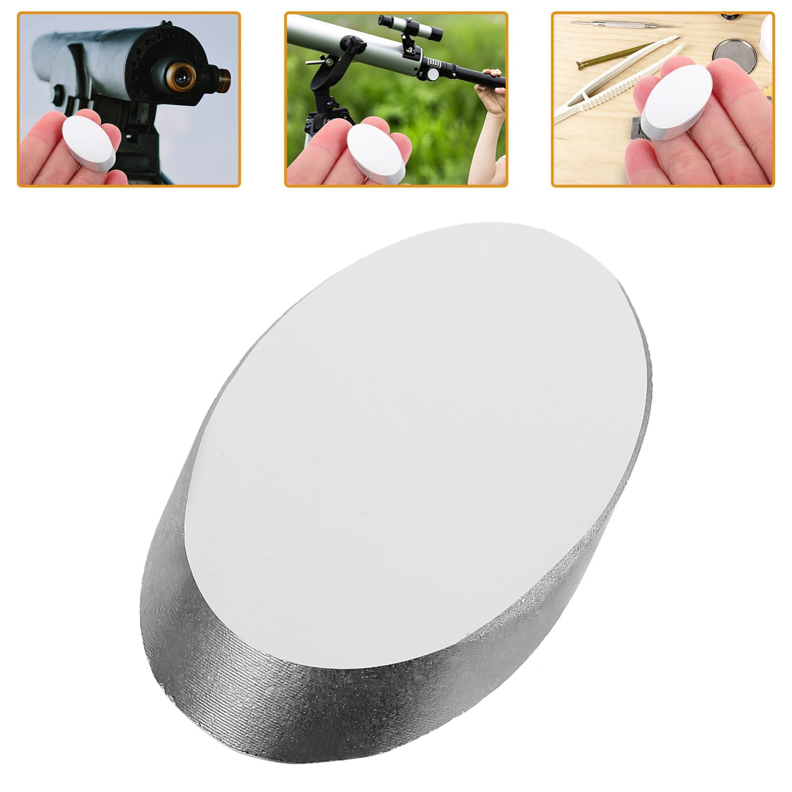 JECOMPRIS Reflector Main Mirror for Astronomical Telescopes - High-Quality Spherical Secondary Mirror Glass for Enhanced Stargazing & Astrophotography | Perfect for Astronomy Enthusiasts & Amateur Astronomers