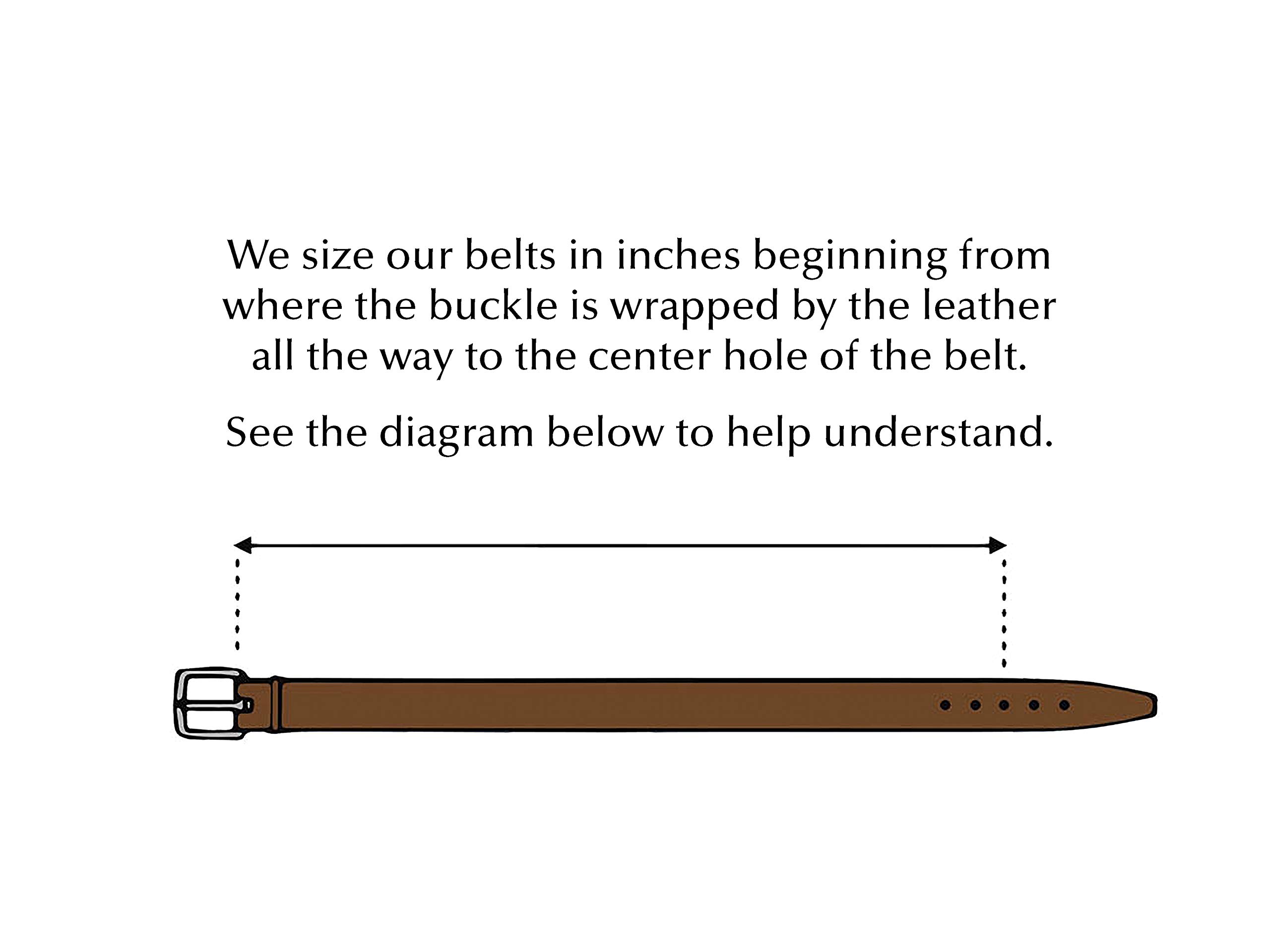 Premium Fresco Golf Alligator Embossed Calfskin Leather Belt for Men - Stylish & Durable Dress Belt for Golf, Business & Casual Wear
