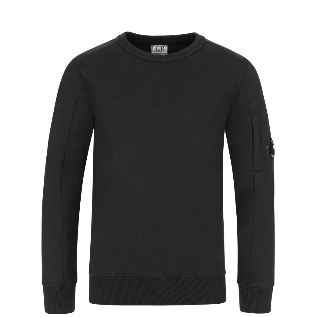 Kids CP Company Black Lens Sweatshirt | Trendy Pullover Hoodie for Boys & Girls | Perfect for School, Playdates & Outdoor Activities