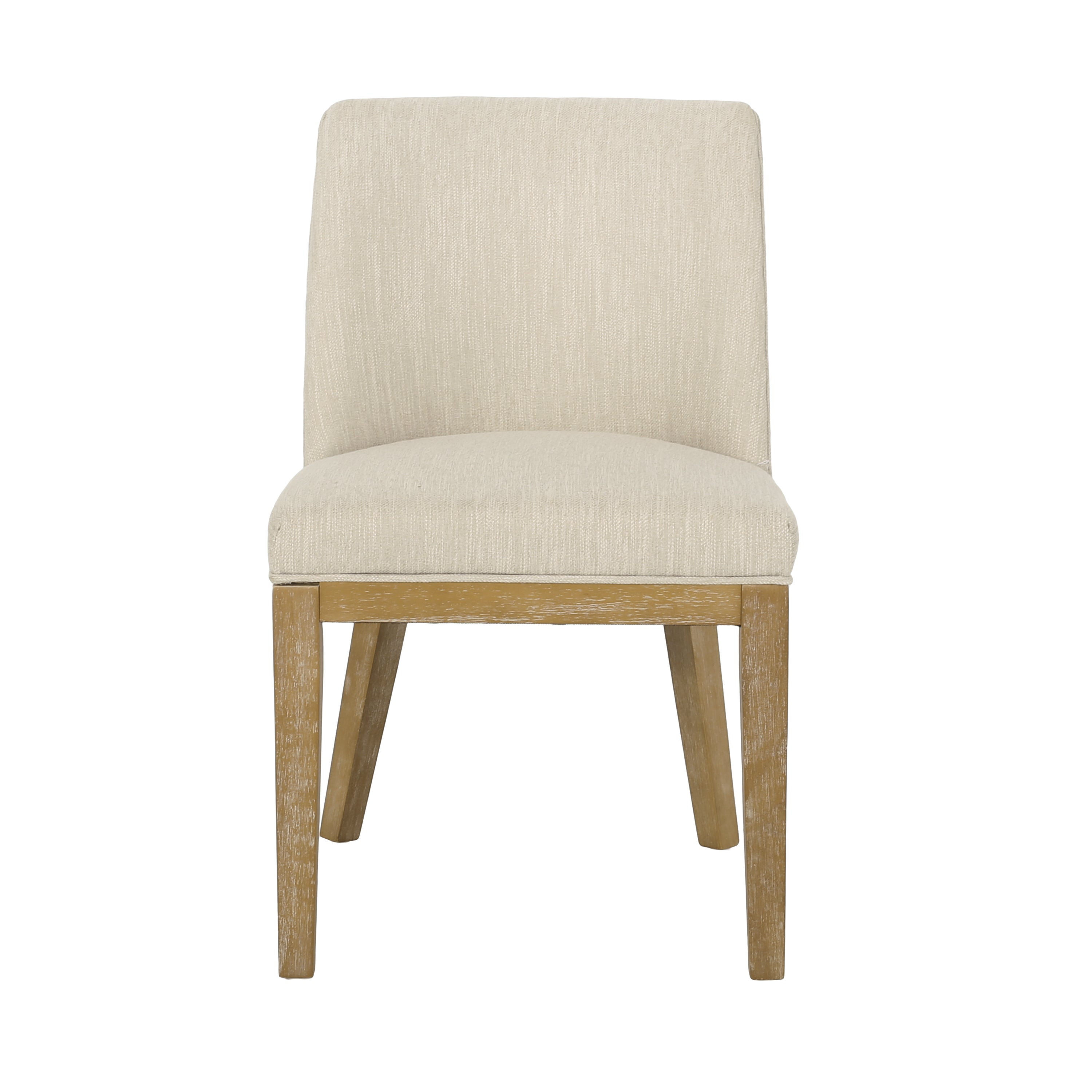 Modern Dining Chairs Set of 2 - MP2 Model - Sturdy Wooden Kitchen Chairs with Padded Seats - Perfect for Dining Room, Kitchen, Breakfast Nook & Small Spaces