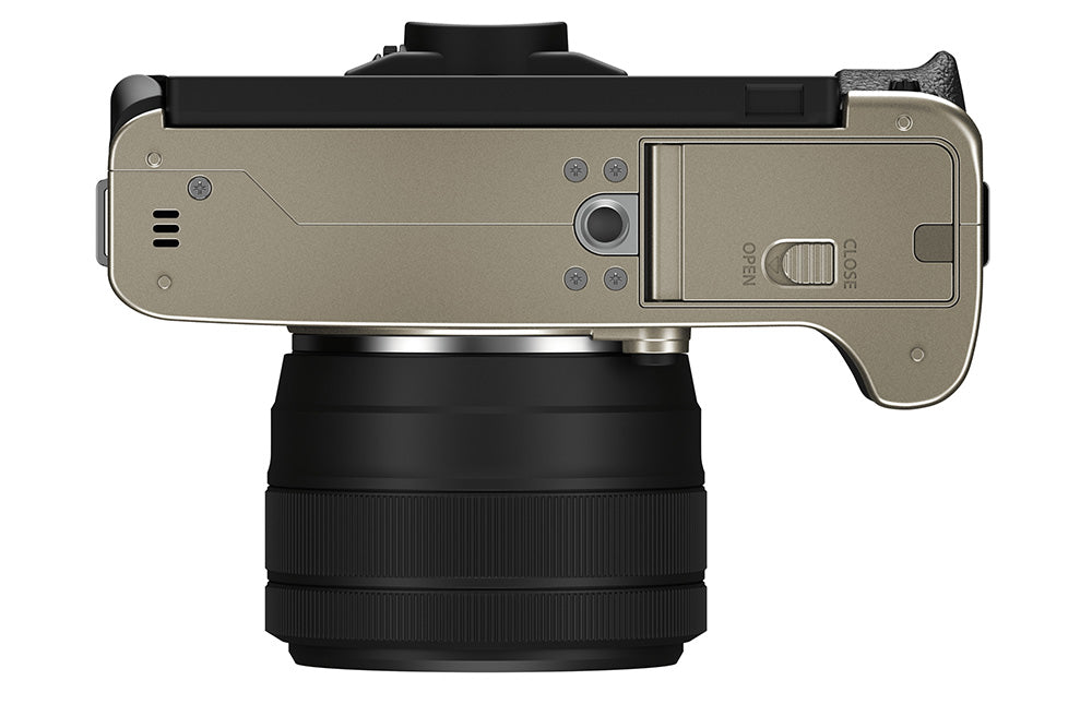FUJIFILM X-T200 Mirrorless Digital Camera with XC15-45mm Lens Kit (Gold) - Perfect for Travel Photography & Vlogging