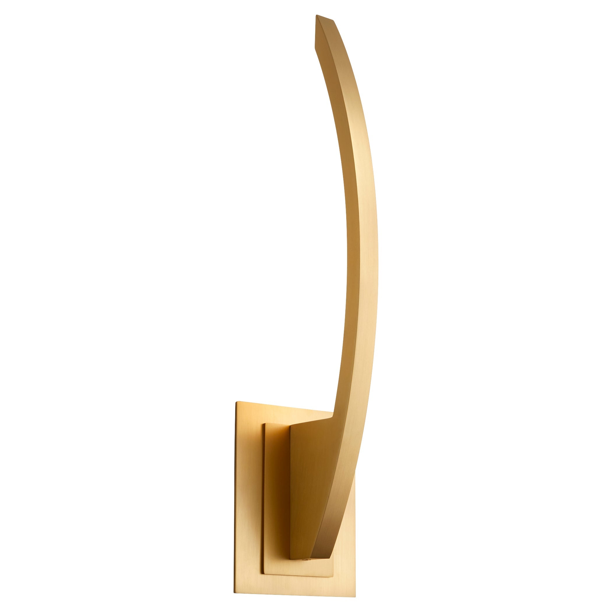 Oxygen Bolo 3 553 40 Modern Wall Sconce in Aged Brass - Perfect for Living Room, Bedroom, or Hallway Lighting