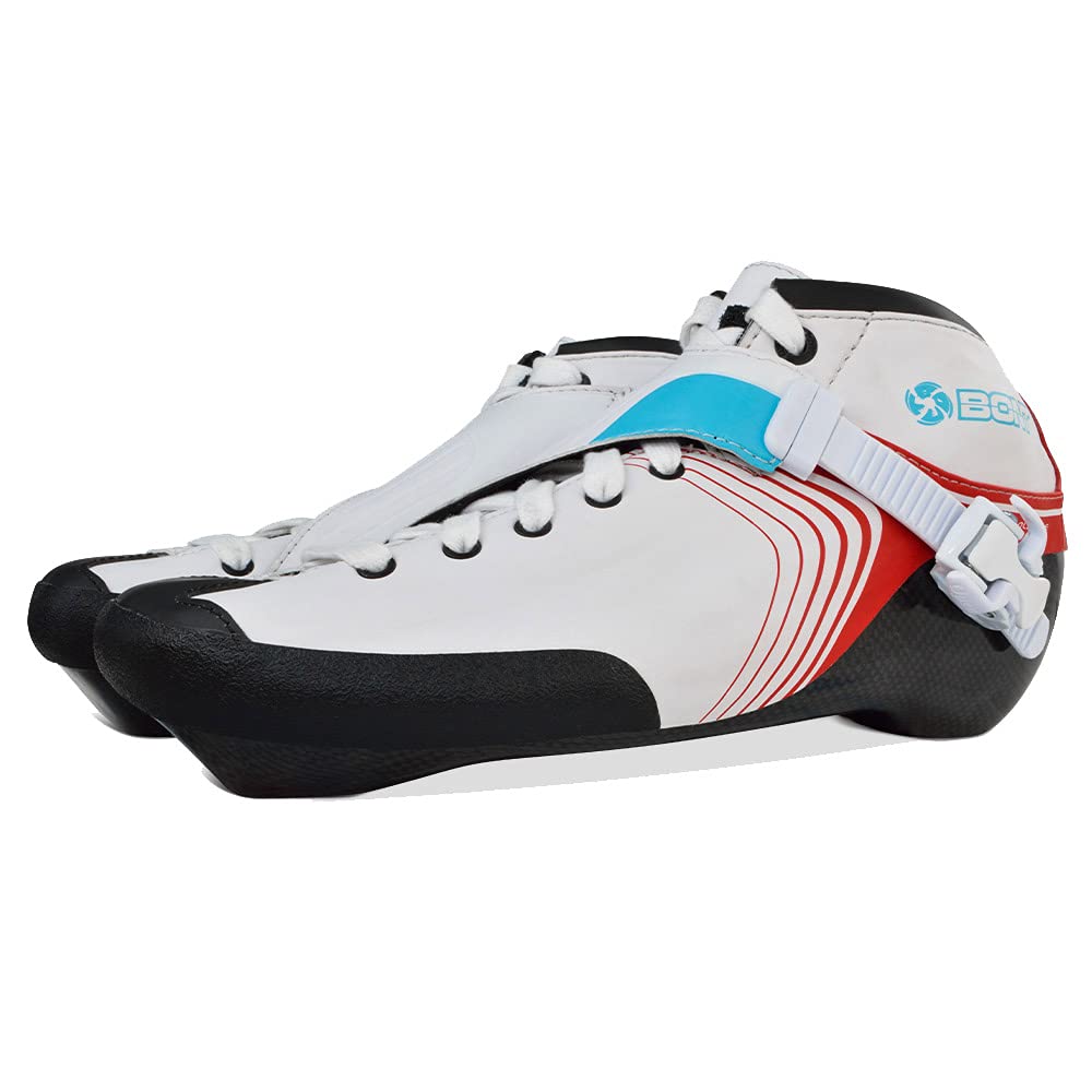 Bont GT4 Inline Speed Skating Racing Skates with 6061 Frame, Elemental Wheels & ABEC5 Bearings - Professional Competition & Training Skates for Indoor/Outdoor Track Racing