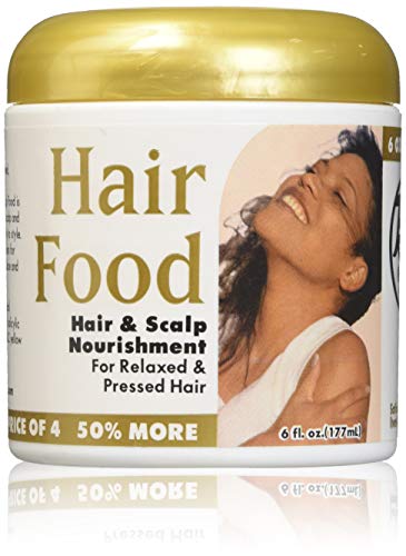 BB Hair Food Hair & Scalp Nourishment Treatment - 6 Oz for Relaxed, Pressed & Natural Hair | Deep Conditioning for Dry, Damaged Hair | Perfect for Daily Use & Salon Treatments