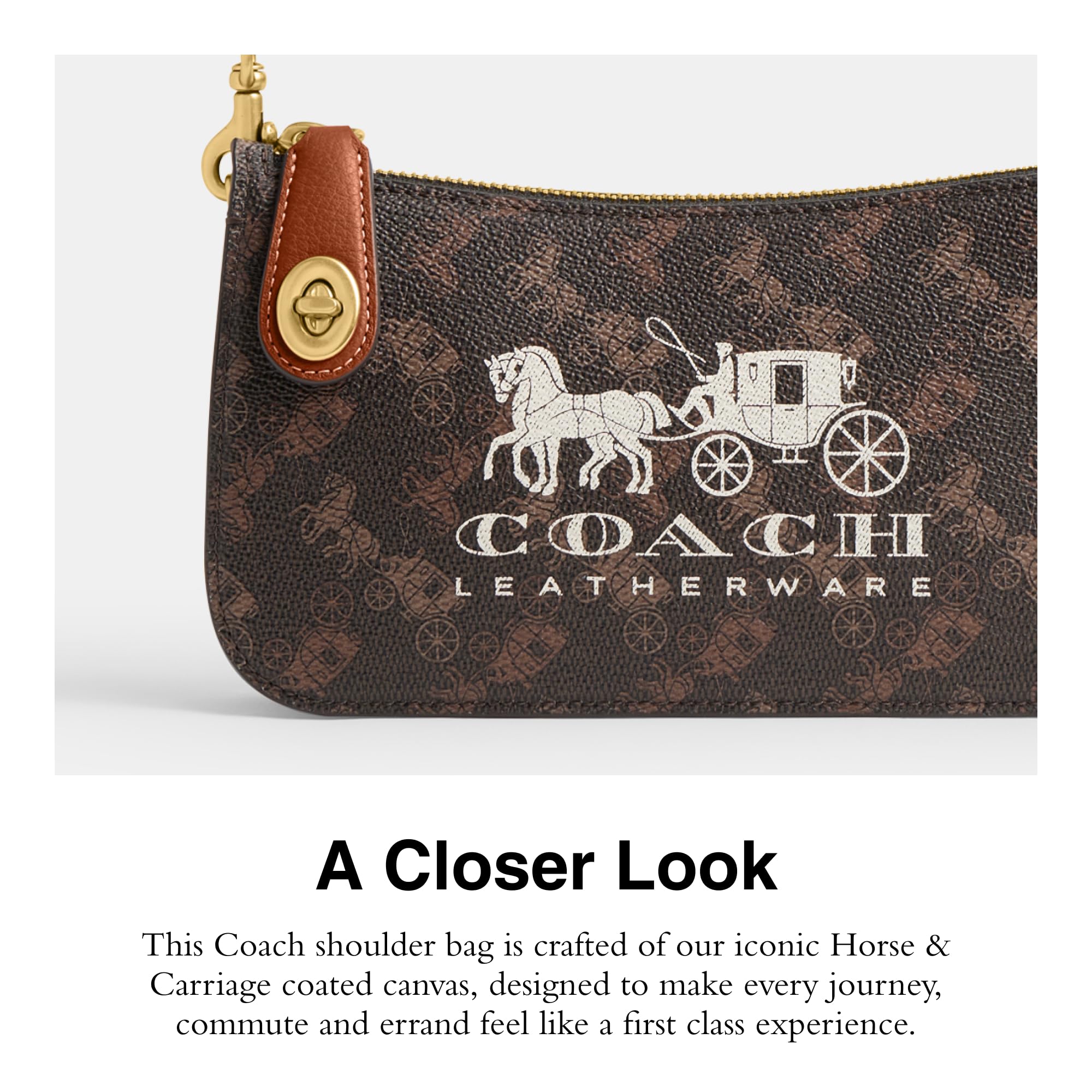 Coach Women's Penn Shoulder Bag - Genuine Leather Crossbody Purse for Everyday Use | Perfect for Work, Travel & Casual Outings