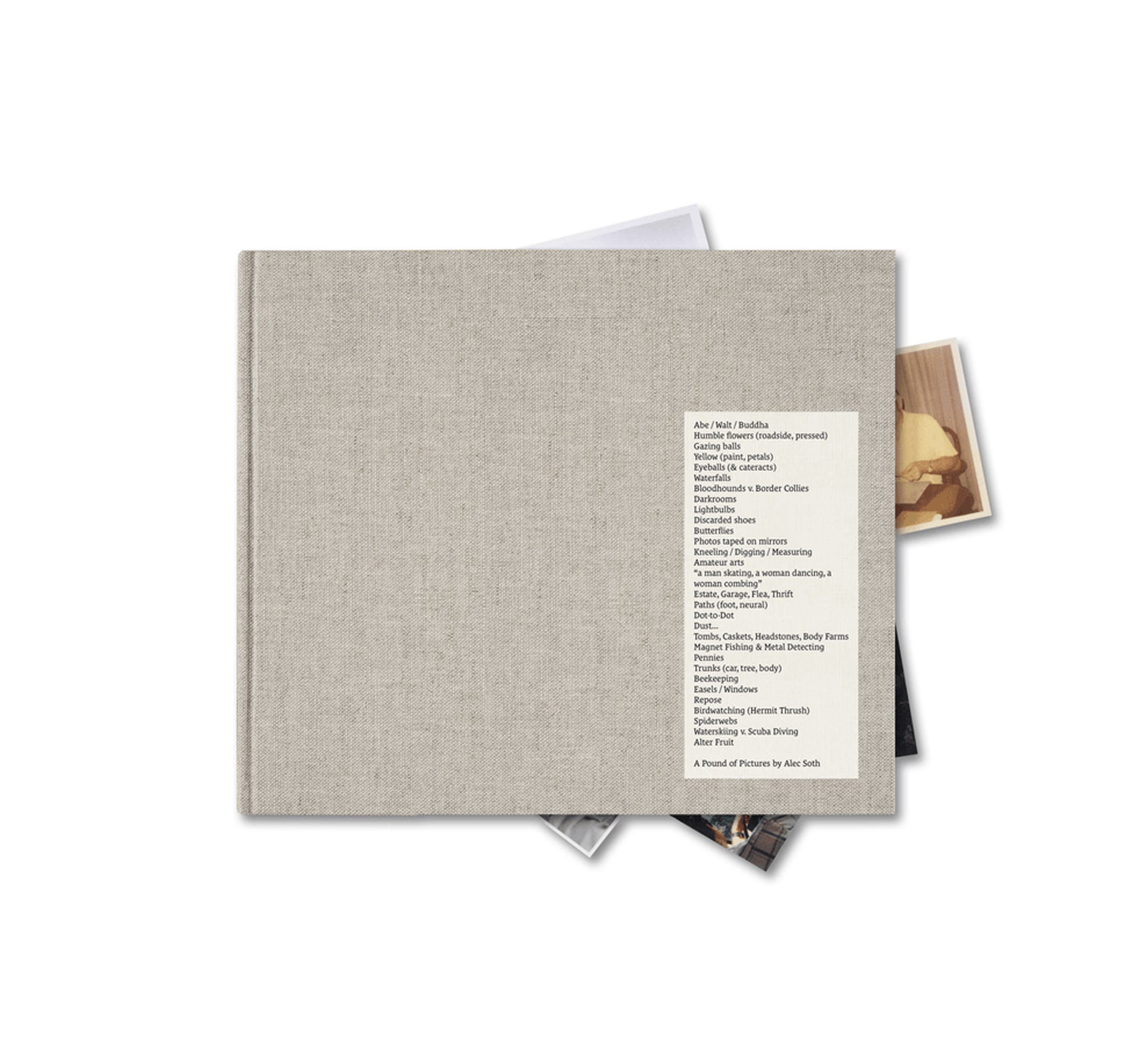 Alec Soth Signed Photography Book - A Pound of Pictures | Collectible Art Book for Photography Enthusiasts & Home Decor