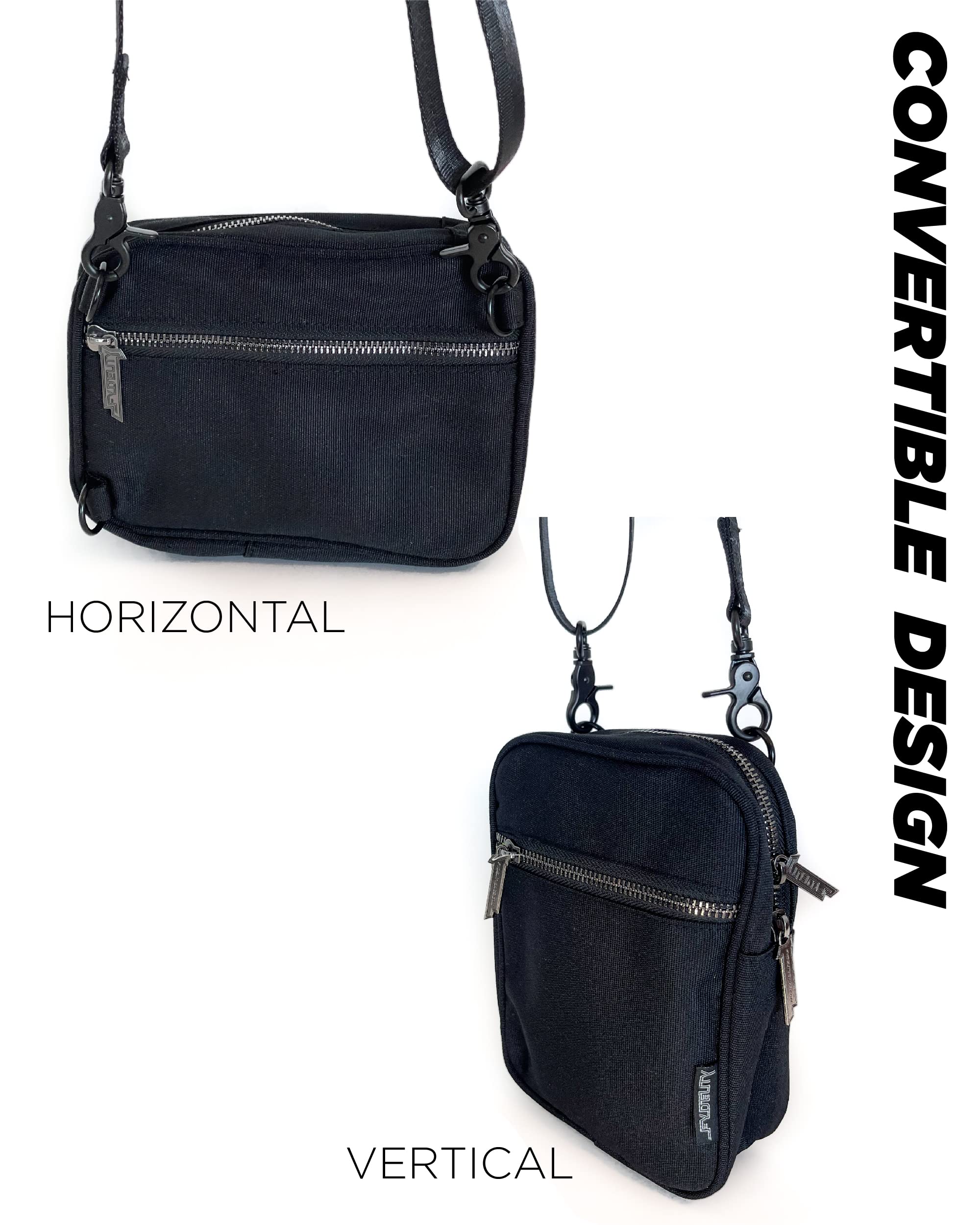Stylish Checkered Crossbody Bag for Men & Women - Lightweight Shoulder Sling Bag for Festivals, Concerts & Daily Use