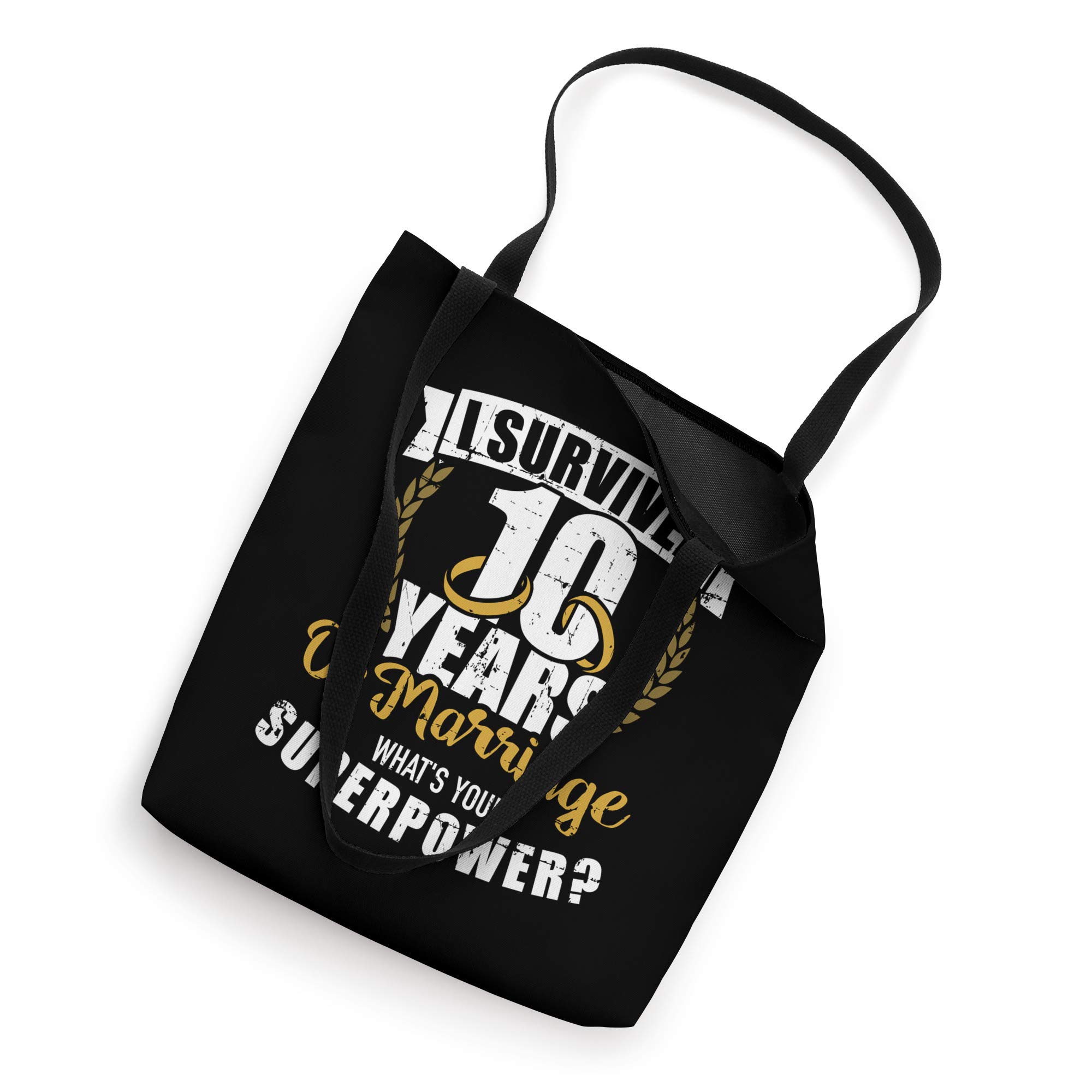 10th Wedding Anniversary Gifts for Couples - Personalized Tote Bag for Him & Her - Perfect for Travel, Beach & Date Nights
