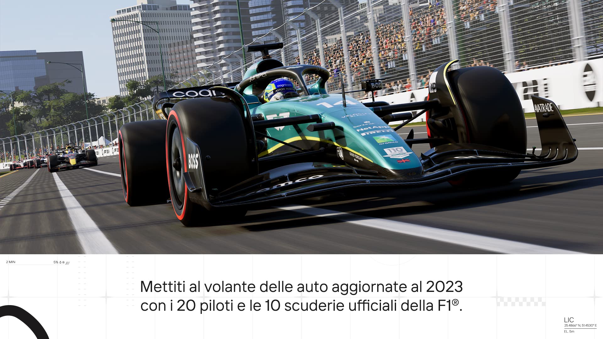 F1 23 PS5 Racing Game - Official Italian Version | Realistic Formula 1 Simulation for PlayStation 5 | Perfect for Racing Enthusiasts & Competitive Gaming