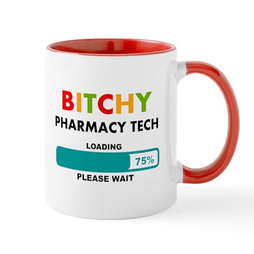 White/Red Inside - PHARMACY TECH 2 Mugs
