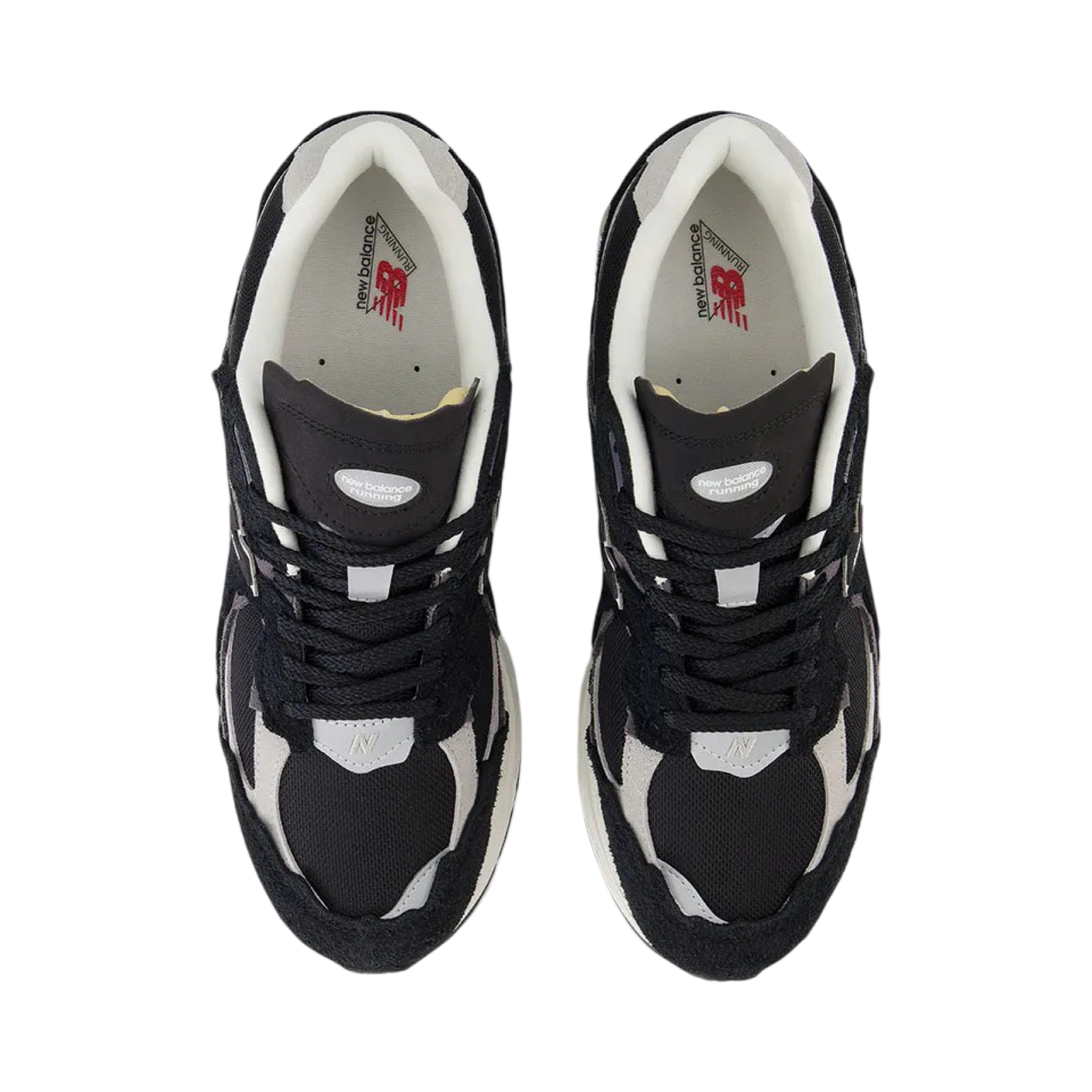 New Balance 2002R Protection Pack Sneakers - Black & White Men's Running Shoes for Jogging, Gym & Casual Wear