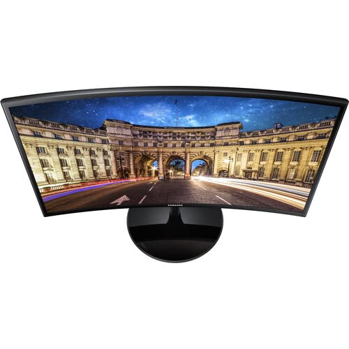 Samsung 27 Inch Curved LED Monitor - LC27F390FHNXZA Full HD 1080P 60Hz Gaming Computer Screen with Slim Design | Perfect for Home Office, Gaming & Workstation Setup | Includes Free Mouse Pad