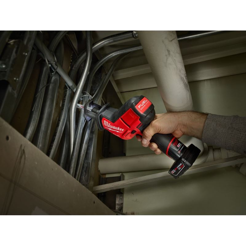 2520-20 M12 FUEL 12V Brushless Cordless HACKZALL Reciprocating Saw (Tool Only) - Perfect for DIY Projects, Construction & Demolition Work