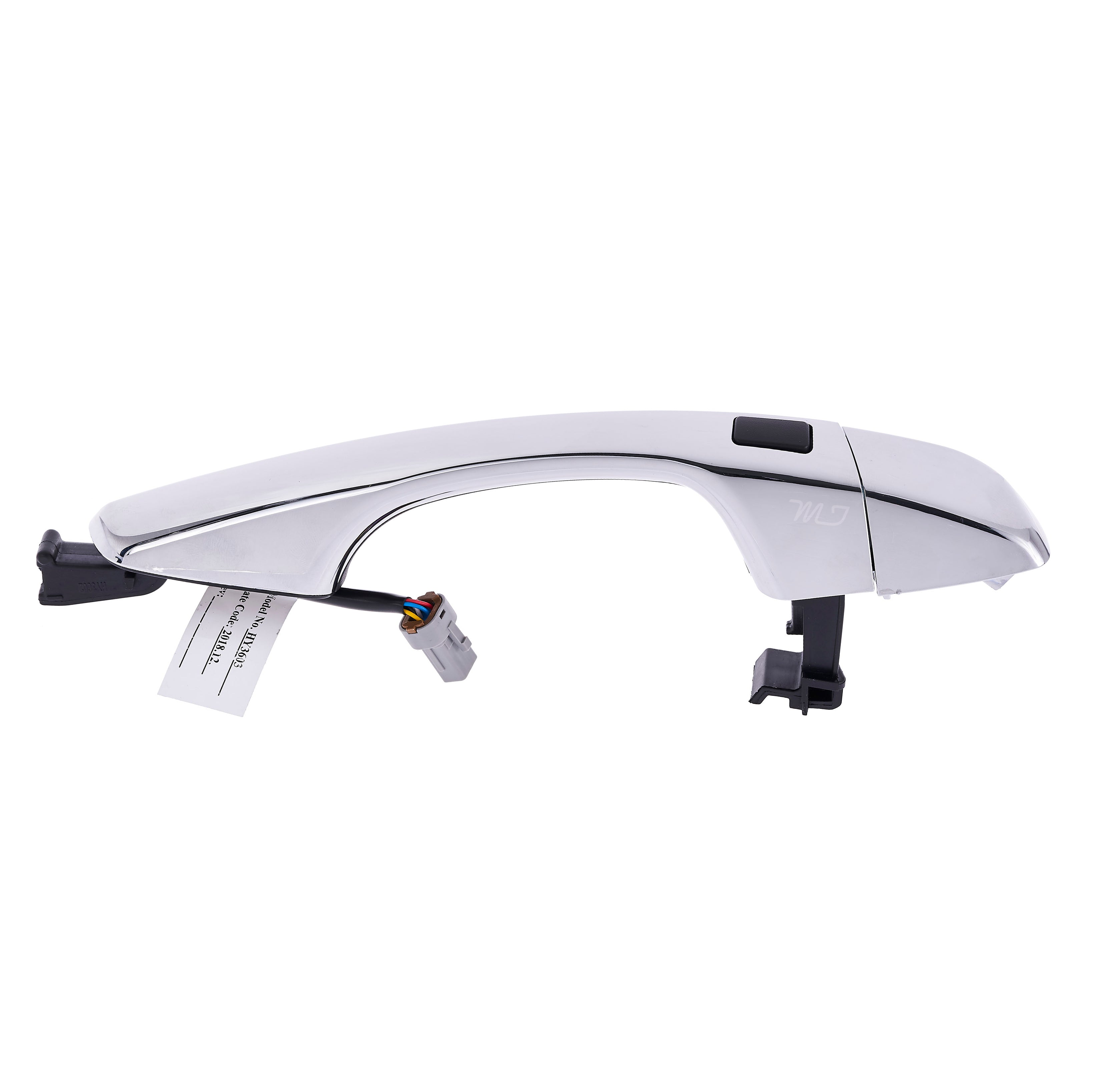 2013-2014 Hyundai Santa Fe Sport Chrome Front Right Exterior Door Handle Replacement (No Keyhole) - Perfect for Car Repair & Auto Parts Upgrade