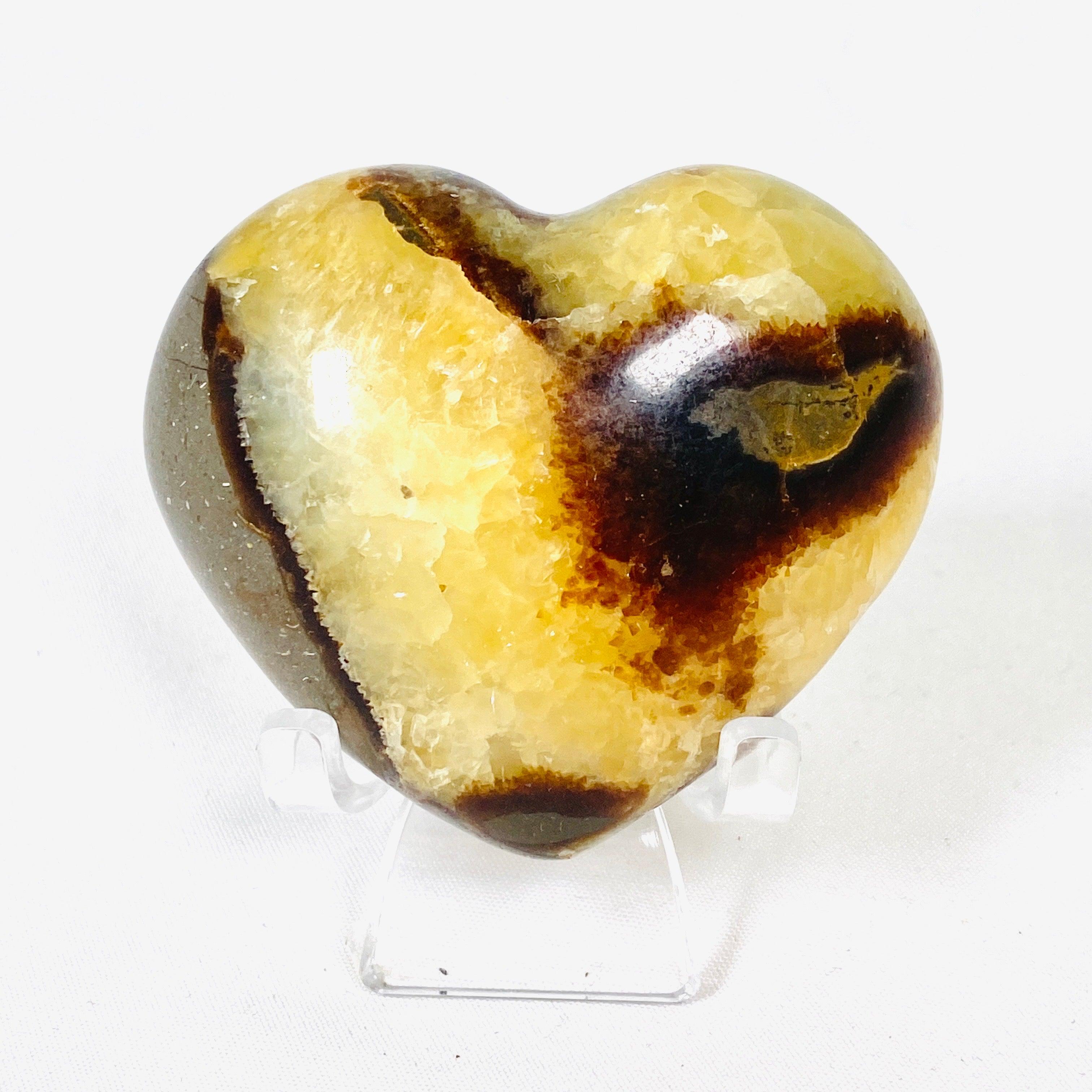 Septarian Jasper Heart SEJH 05 - Natural Stone Crystal for Meditation, Healing & Jewelry Making - Perfect for Home Decor, Spiritual Gifts & Energy Work