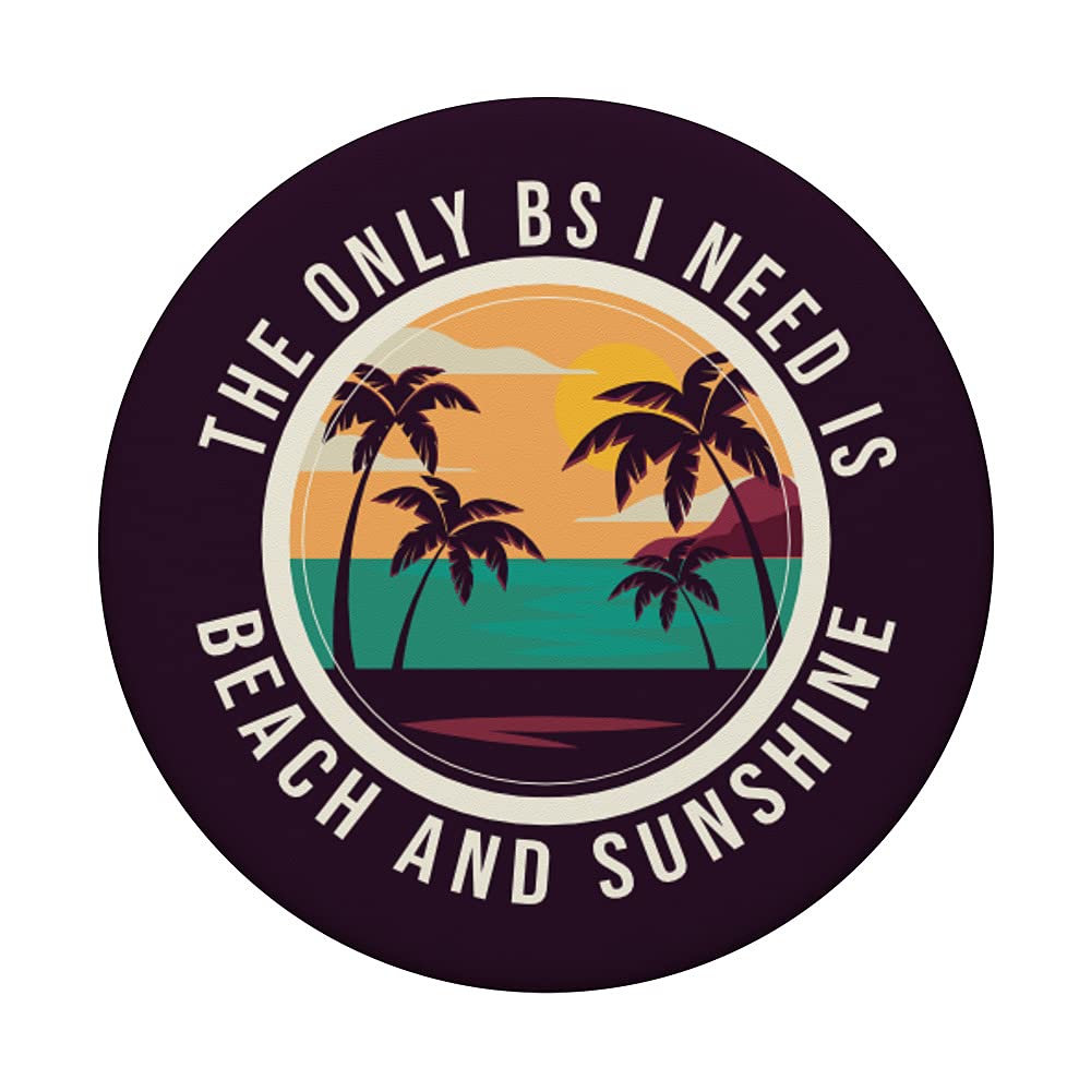 Beach Sand Sunshine Sunset PopSockets - Swappable PopGrip for Phones - Perfect for Vacations, Pool Parties & Summer Travel Accessories