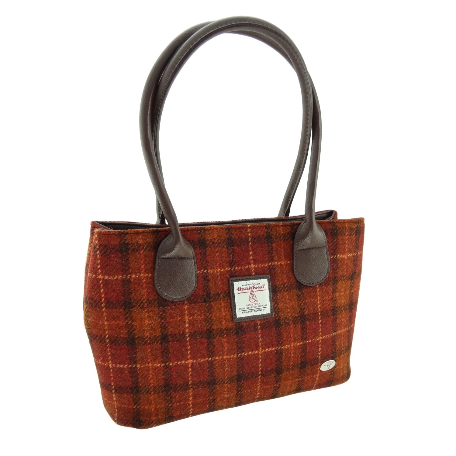 Classic Harris Tweed Handbag for Women [22 Colors] - Elegant Crossbody Purse with Adjustable Strap, Perfect for Work, Travel & Everyday Use