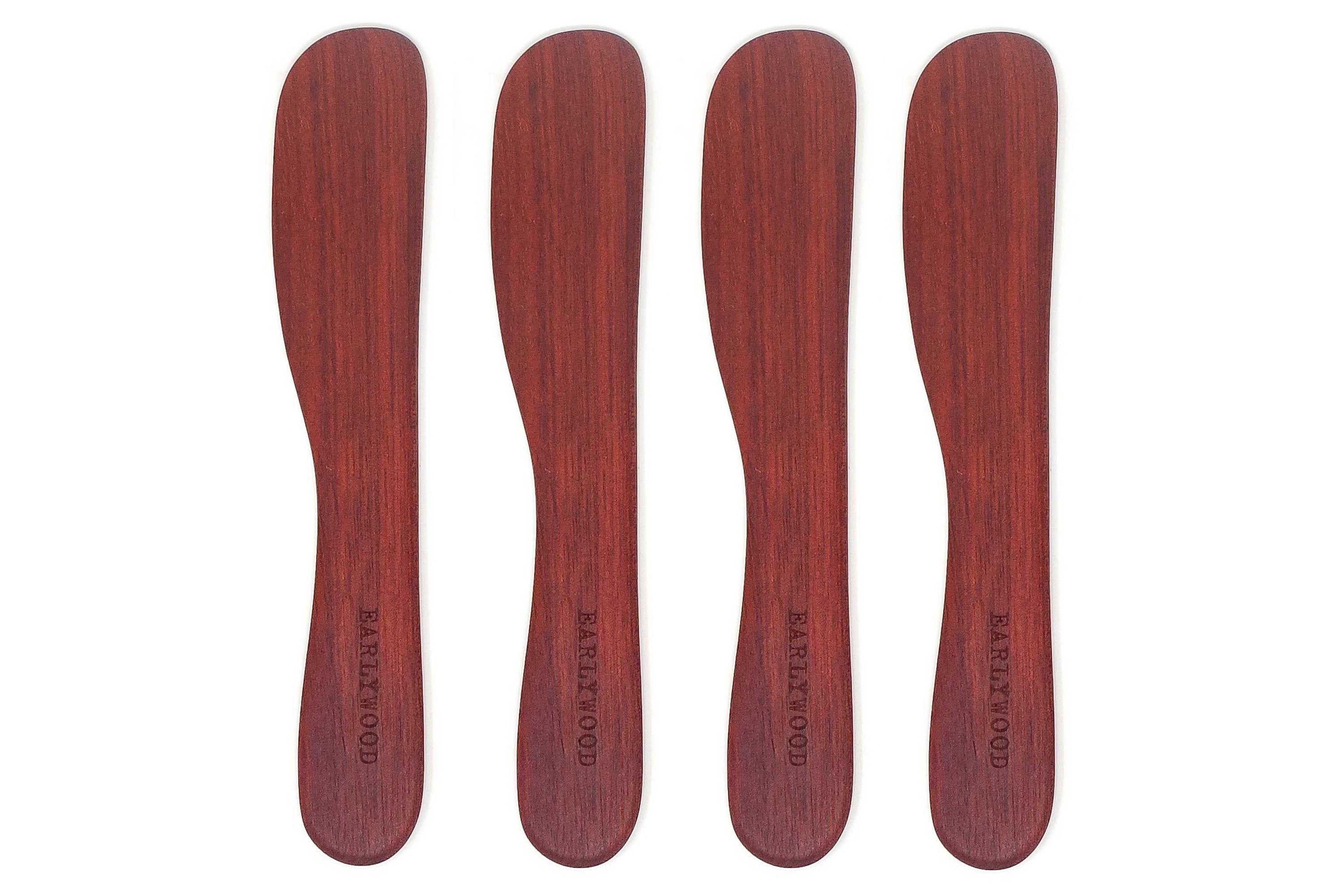 Premium Wooden Spreader Set - 3-Piece Butter Knife & Cheese Spreader Gift Set - Perfect for Charcuterie Boards, Cheese Platters & Breakfast Spreads