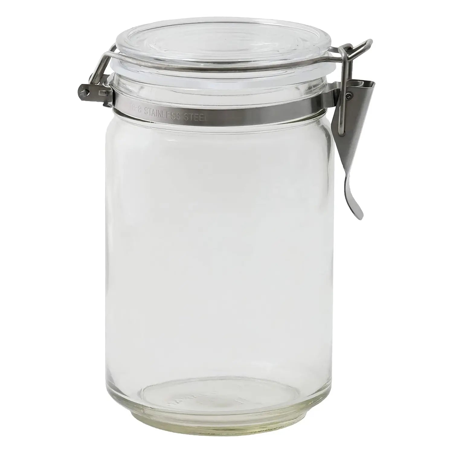 Premium Ishizuka Glass Soda Glass Airtight Storage Jar - BPA-Free, Antibacterial, Leak-Proof Food Container for Kitchen Pantry Organization, Meal Prep & Herb Storage