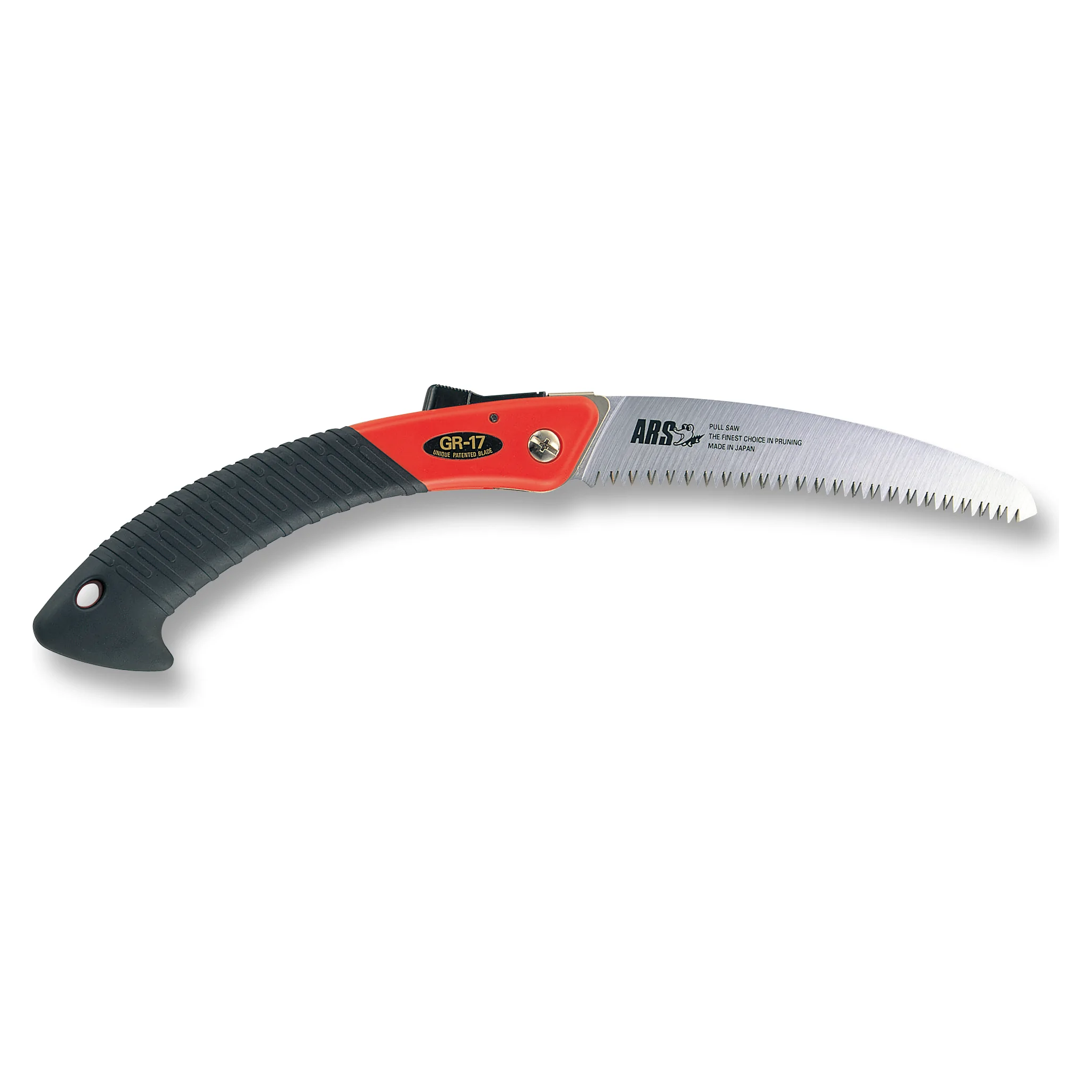 Growtech SA GR17 Deluxe Curved Blade Folding Saw - Professional Pruning Tool for Gardening, Camping & Outdoor Survival | Compact & Portable Hand Saw for Tree Trimming, Wood Cutting & Bushcraft