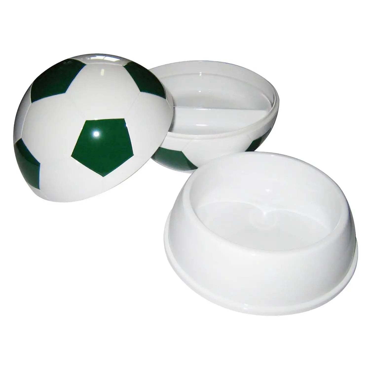 EBM ABS Resin Divided Kids Plate with Soccer Ball Design - Durable & BPA-Free Toddler Dinnerware for Mealtime, School Lunches & Picnics