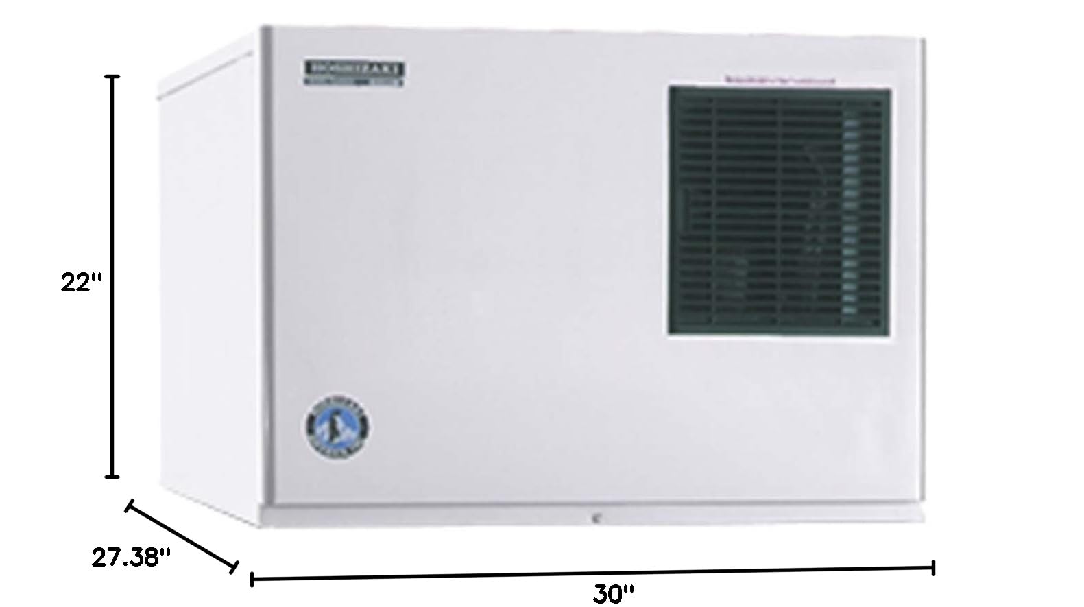 Hoshizaki KML325MAJ 30-Inch Commercial Stainless Steel Ice Maker Machine - Perfect for Restaurants, Bars, and Hotels